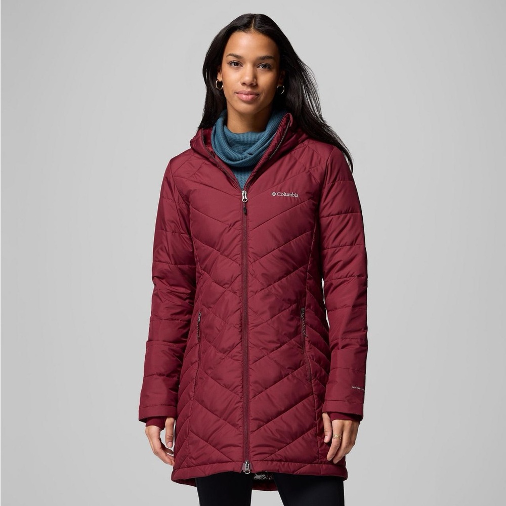 NWT Columbia Women's Heavenly Long Hooded Jacket